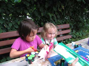 Dawn und Lilli Rosa
